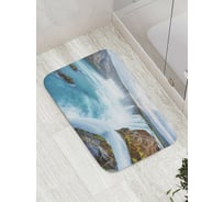 Коврик противоскользящий JoyArty "Неспокойный водоем" для ванной, сауны, бассейна, bath_10149