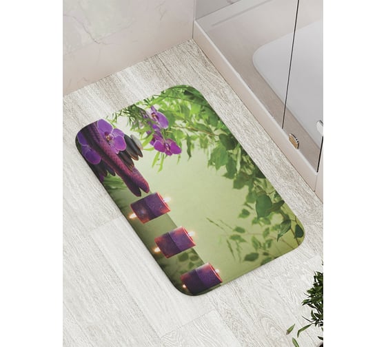 Коврик противоскользящий JoyArty "Восточная нежность" для ванной, сауны, бассейна, bath_12506 1