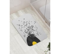 Коврик противоскользящий JoyArty "Музыкальный разлом" для ванной, сауны, бассейна, bath_12706