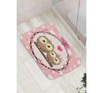 Коврик противоскользящий JoyArty "Любовные сплетни" для ванной, сауны, бассейна, bath_10795