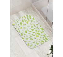Коврик противоскользящий JoyArty "Лиственный узор" для ванной, сауны, бассейна, bath_13306