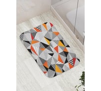 Коврик противоскользящий JoyArty "Рельефная геометрия" для ванной, сауны, бассейна, bath_12464