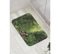 Коврик противоскользящий JoyArty "Источник в светлом лесу" для ванной, сауны, бассейна, bath_11432
