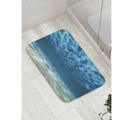 Коврик противоскользящий JoyArty "Морское дно" для ванной, сауны, бассейна, bath_10277 1