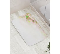 Коврик противоскользящий JoyArty "Явление цветов" для ванной, сауны, бассейна, bath_8212