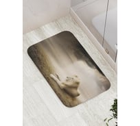Коврик противоскользящий JoyArty "Призрачный лев" для ванной, сауны, бассейна, bath_12720