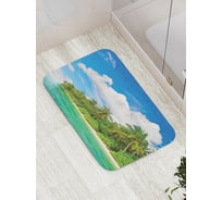 Коврик противоскользящий JoyArty "Зеленеющий берег" для ванной, сауны, бассейна, bath_13816
