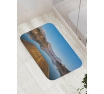 Коврик противоскользящий JoyArty "Зеркальное озеро" для ванной, сауны, бассейна, bath_13849