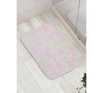 Коврик противоскользящий JoyArty "Призрачные радужные круги" для ванной, сауны, бассейна, bath_16396