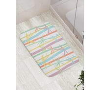 Коврик противоскользящий JoyArty "Бамбуковое веселье" для ванной, сауны, бассейна, bath_17867
