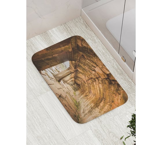 Коврик противоскользящий JoyArty "Старинные тоннели" для ванной, сауны, бассейна, bath_17838 1