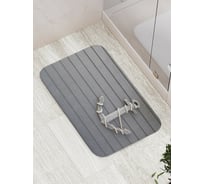 Коврик противоскользящий JoyArty "Декоративный якорь" для ванной, сауны, бассейна, bath_15952