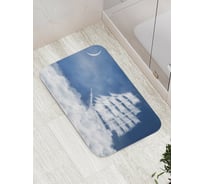 Коврик противоскользящий JoyArty "Туманный корабль" для ванной, сауны, бассейна, bath_17811
