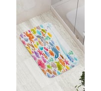 Коврик противоскользящий JoyArty "Яркий морской мир" для ванной, сауны, бассейна, bath_18163