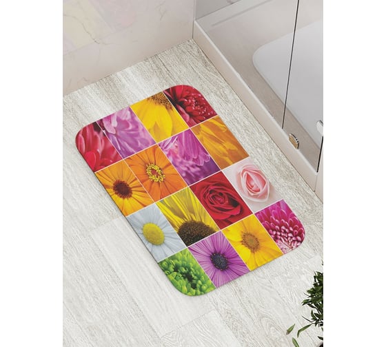 Коврик противоскользящий JoyArty "Красота рядом" для ванной, сауны, бассейна, bath_18474