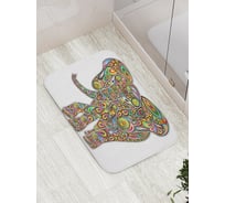 Коврик противоскользящий JoyArty "Слон из фантазии" для ванной, сауны, бассейна, bath_18634