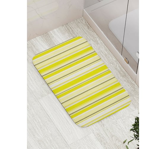 Коврик противоскользящий JoyArty "Волнистые линии" для ванной, сауны, бассейна, bath_21542 1