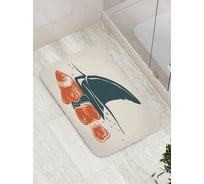 Коврик противоскользящий JoyArty "Рыба обманщик" для ванной, сауны, бассейна, bath_19829