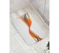 Коврик противоскользящий JoyArty "Абстрактная волна" для ванной, сауны, бассейна, bath_22234