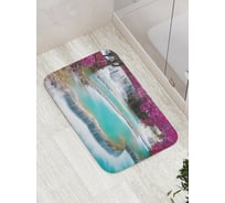 Коврик противоскользящий JoyArty "Водопадные чудеса" для ванной, сауны, бассейна, bath_18959