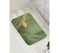 Коврик противоскользящий JoyArty "Осторожная лягушка" для ванной, сауны, бассейна, bath_15247