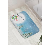 Коврик противоскользящий JoyArty "Новогоднее настроение" для ванной, сауны, бассейна, bath_20080