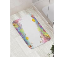 Коврик противоскользящий JoyArty "Тайны морского дна" для ванной, сауны, бассейна, bath_19626