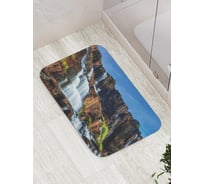 Коврик противоскользящий JoyArty "Водопад с небесных гор" для ванной, сауны, бассейна, bath_16288