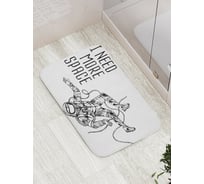 Коврик противоскользящий JoyArty "В невесомости" для ванной, сауны, бассейна, bath_19935