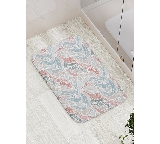 Коврик противоскользящий JoyArty "Космический переход" для ванной, сауны, бассейна, bath_31305 1