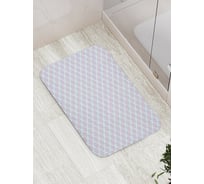 Коврик противоскользящий JoyArty "Нежные клетки" для ванной, сауны, бассейна, bath_29610