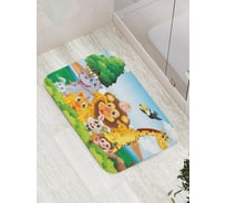 Коврик противоскользящий JoyArty "Жизнь в джунглях" для ванной, сауны, бассейна, bath_30335