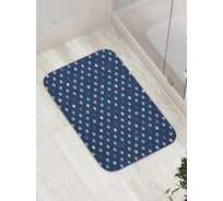 Коврик противоскользящий JoyArty "Разнообразный горошек" для ванной, сауны, бассейна, bath_23143