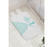 Коврик противоскользящий JoyArty "Весенний полет" для ванной, сауны, бассейна, bath_23553