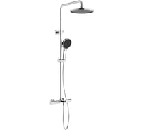 Душевая стойка с термостатом и изливом Sancos Etna, хром, арт. SC9008CH
