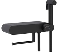 Гигиенический душ со смесителем RGW SP-222-B Черный (Смеситель/шланг/гигиенический душ/) 581408222-04