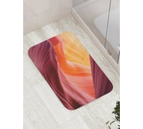 Коврик противоскользящий JoyArty "Волнистый мираж" для ванной, сауны, бассейна, bath_19327