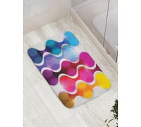 Коврик противоскользящий JoyArty "Обманчивые волны" для ванной, сауны, бассейна, bath_22246