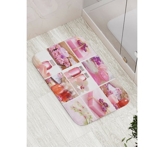 Коврик противоскользящий JoyArty "Терапия ароматом" для ванной, сауны, бассейна, bath_21845 1