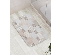 Коврик противоскользящий JoyArty "Орнамент из плитки" для ванной, сауны, бассейна, bath_15422