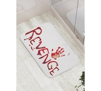 Коврик противоскользящий JoyArty "Кровавый отпечаток" для ванной, сауны, бассейна, bath_22081