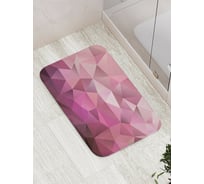 Коврик противоскользящий JoyArty "Геометрические холмы" для ванной, сауны, бассейна, bath_12458