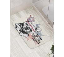 Коврик противоскользящий JoyArty "Мечта собаки" для ванной, сауны, бассейна, bath_30823