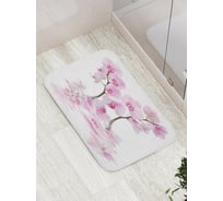 Коврик противоскользящий JoyArty "Плавучие цветы" для ванной, сауны, бассейна, bath_17601
