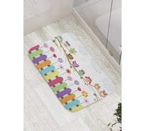 Коврик противоскользящий JoyArty "Веселые совы" для ванной, сауны, бассейна, bath_10808