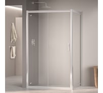 Душевой уголок RGW 100х80х195 PA-045 Прямоуг./Хром/Прозрачное/6 мм (2 уп. Easy) 350804508-11