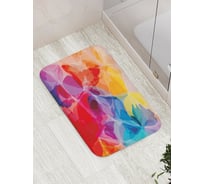 Коврик противоскользящий JoyArty "Цветочная абстракция" для ванной, сауны, бассейна, bath_30173