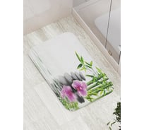 Коврик противоскользящий JoyArty "Лечение камнями" для ванной, сауны, бассейна, bath_18949