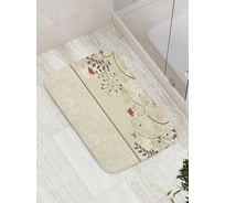 Коврик противоскользящий JoyArty "Листья фантазий" для ванной, сауны, бассейна, bath_3836