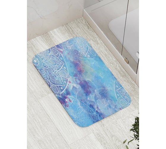 Коврик противоскользящий JoyArty "Облачные кружева" для ванной, сауны, бассейна, bath_8319 1